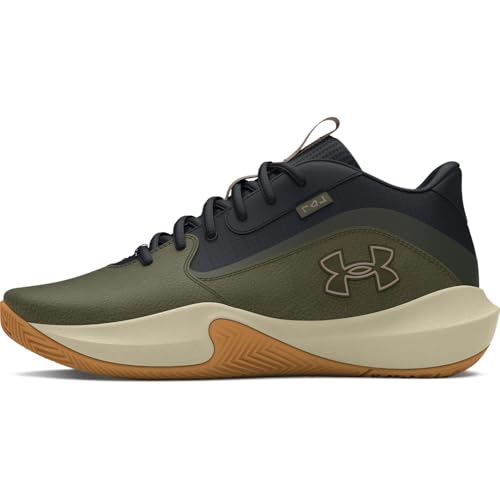 Under Armour Lockdown 7 Sneakers - Lightweight Basketball Shoes - 9.5 Women/8 Men / (300) Marine Od Green/Black/Tetra