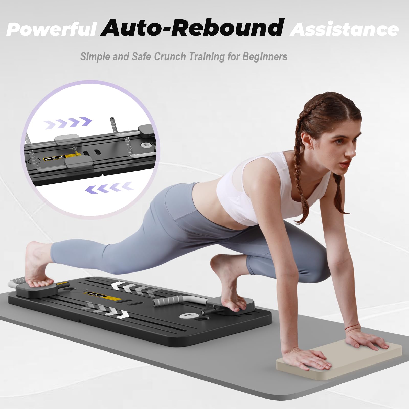 Craques Upgraded Pilates Reformer for Home Workouts