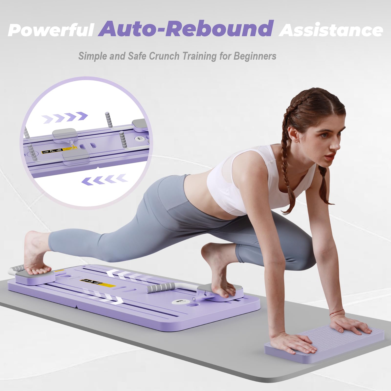 Craques Upgraded Pilates Reformer for Home Workouts