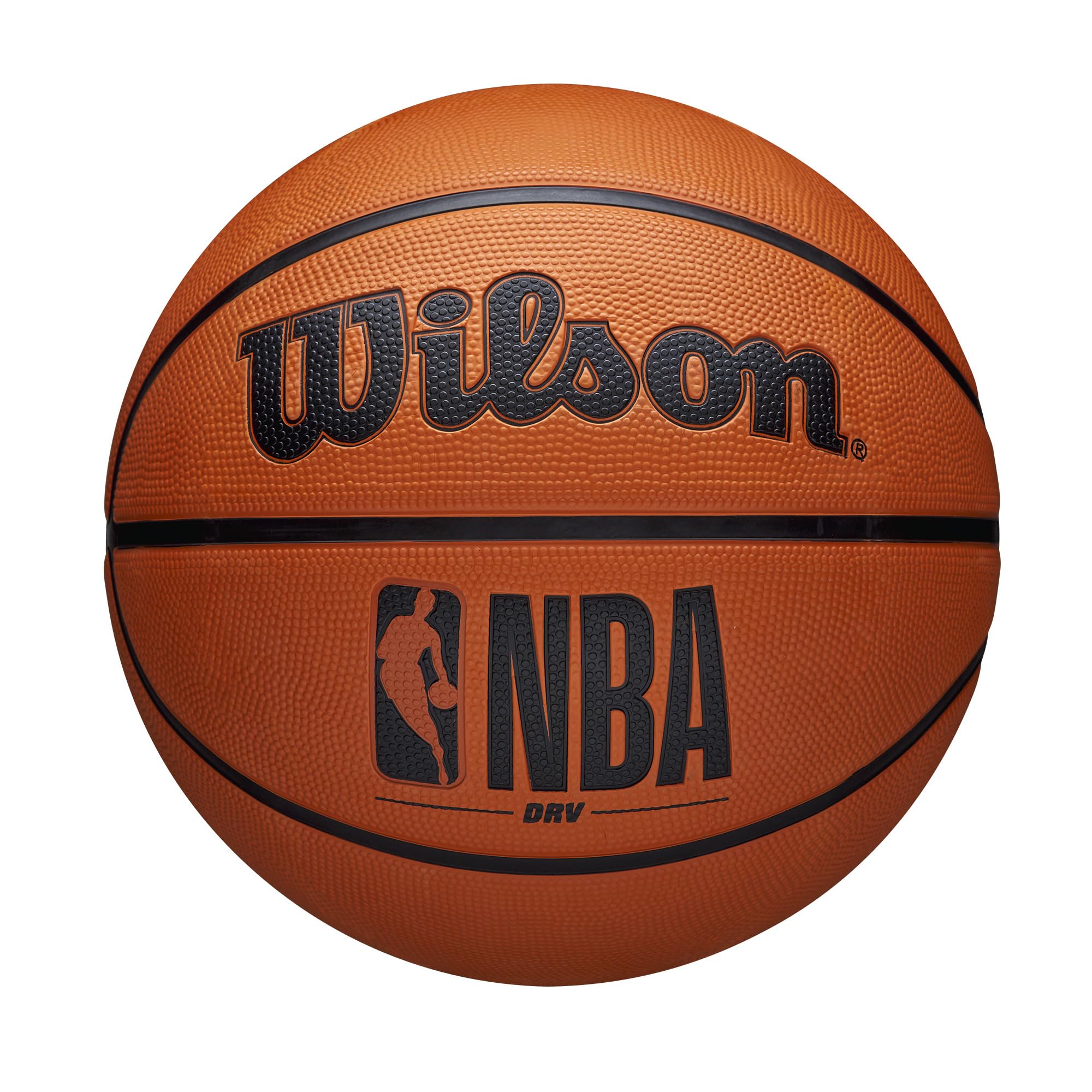 Wilson NBA Basketball by Craques – Durable Outdoor Ball - Size 7 - 29.5’’ / Brown / DRV