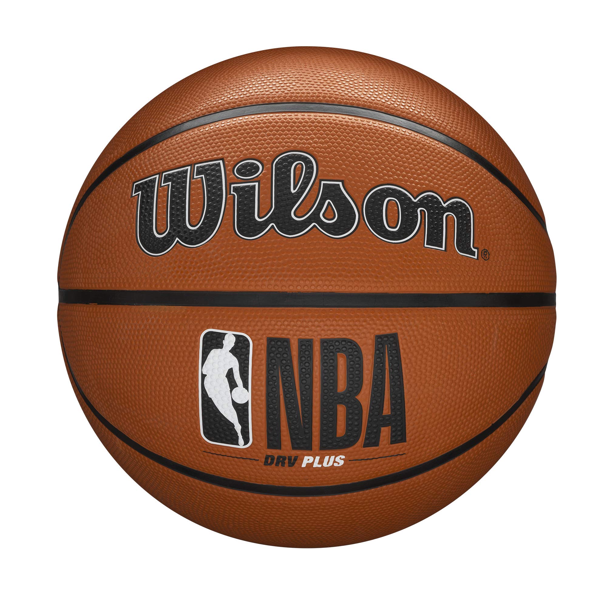 Wilson NBA Basketball by Craques – Durable Outdoor Ball - Size 6 - 28.5’’ / Brown / DRV Plus