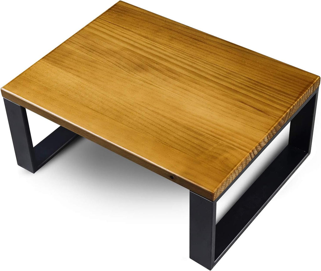 Craques Wooden Step Stool for Adults with Metal Frame