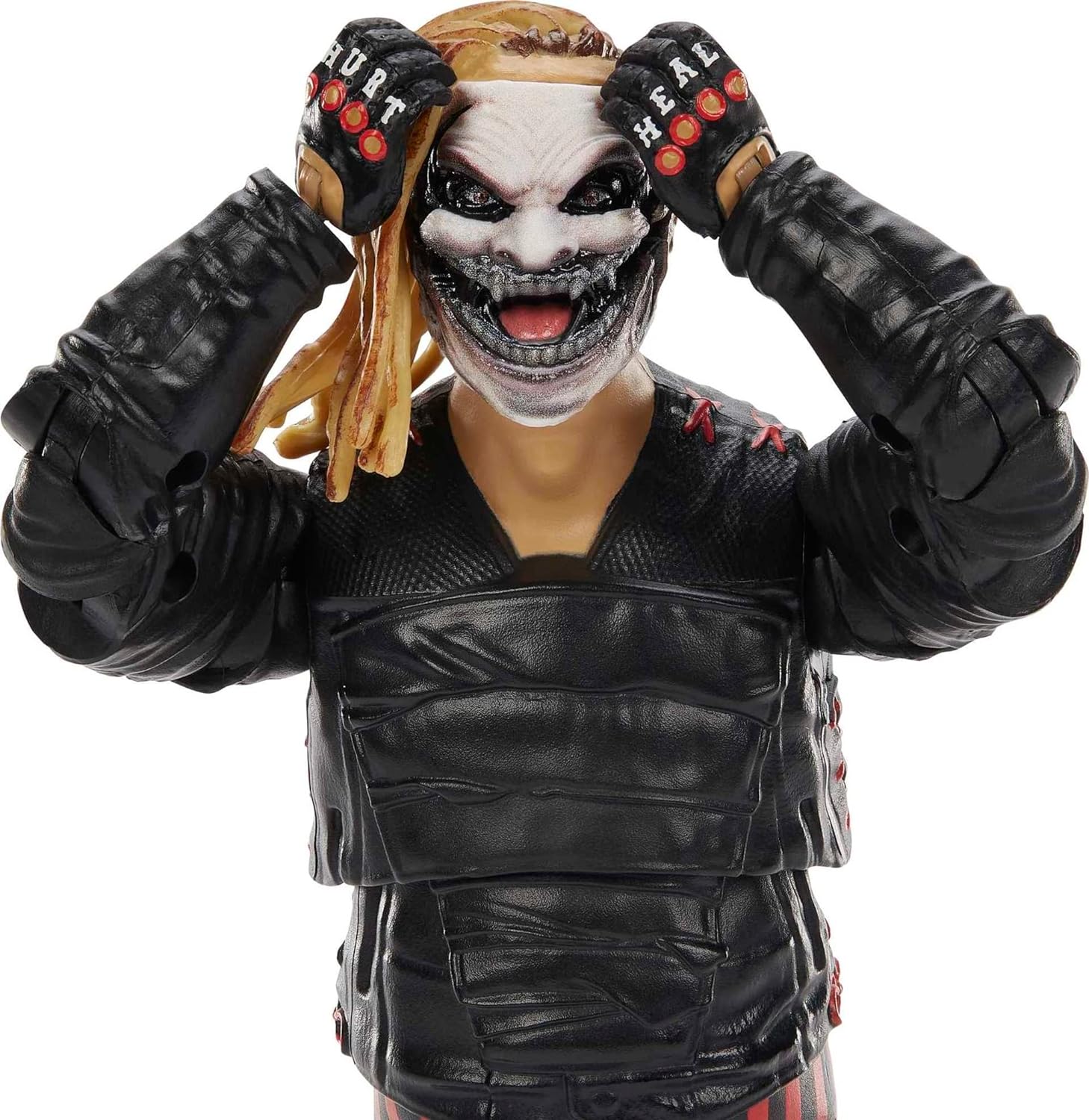 The Fiend Bray Wyatt action figure by craques wearing black outfit and detailed creepy mask