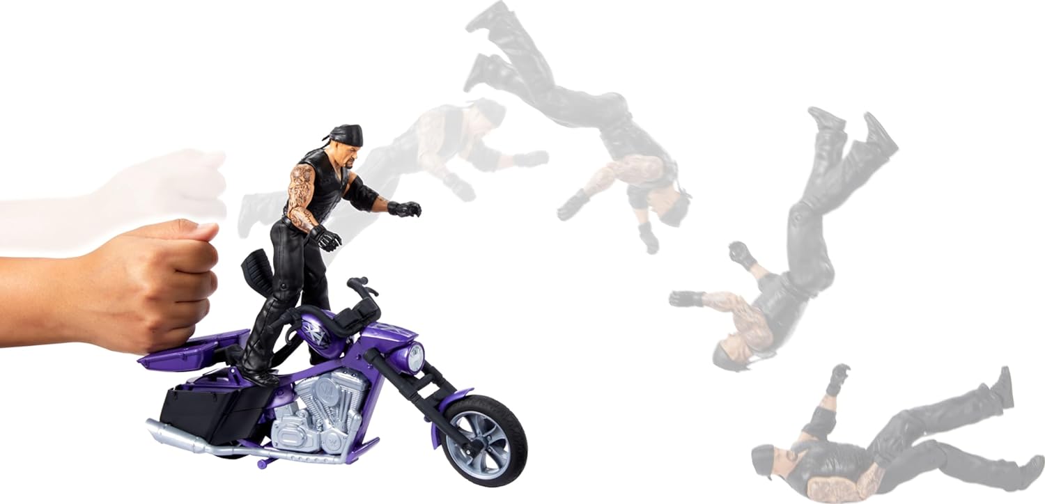 Craques WWE Undertaker Action Figure Set with Motorcycle
