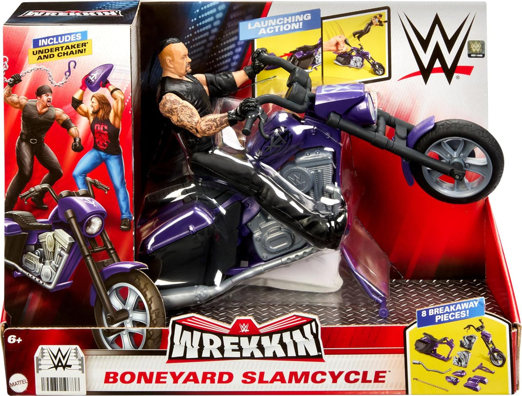 Craques WWE Undertaker Action Figure Set with Motorcycle