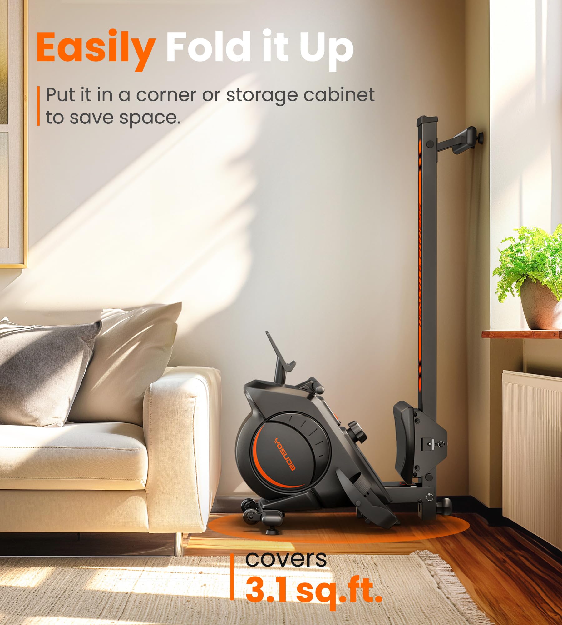 Craques YOSUDA Magnetic Rowing Machine for Full Body Workout